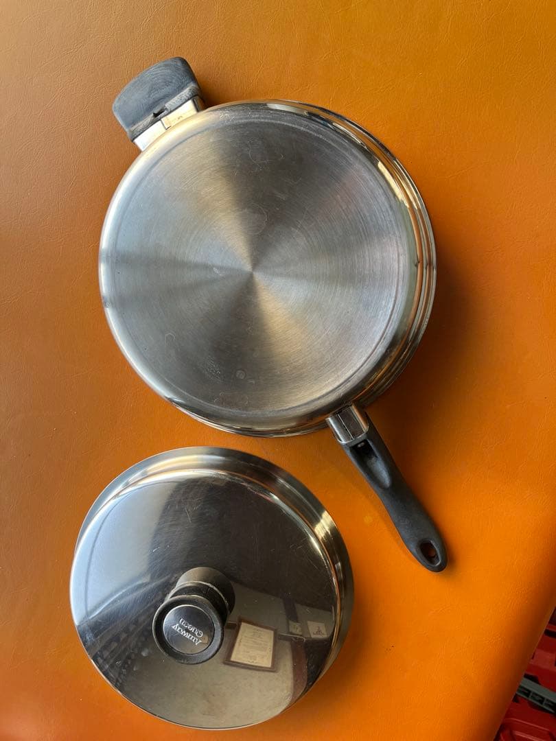 無水無油調理で健康的な食生活を アムウェイ大フライパン