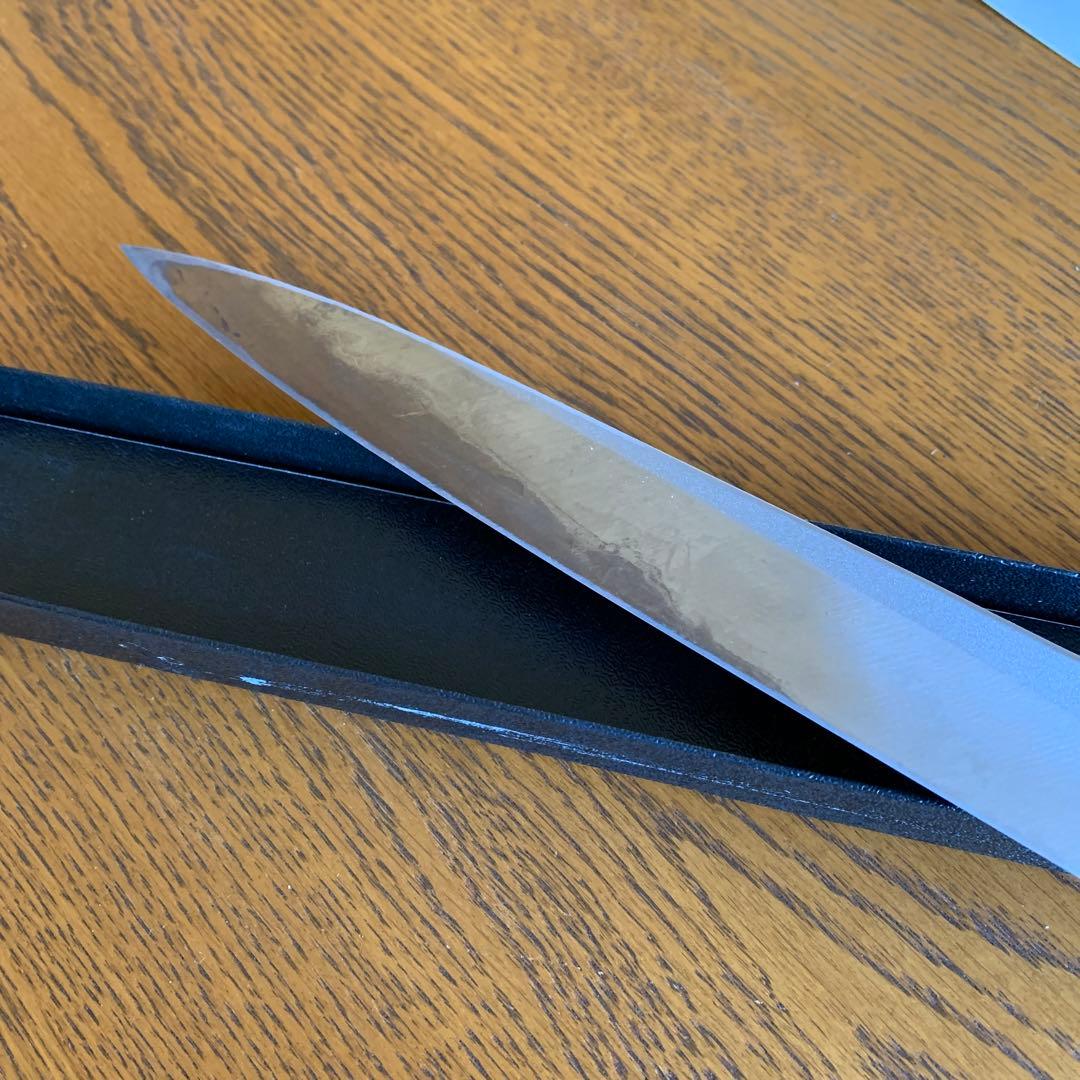 新品未使用◾️藤次郎　柳刃包丁　白紙鋼　210mm