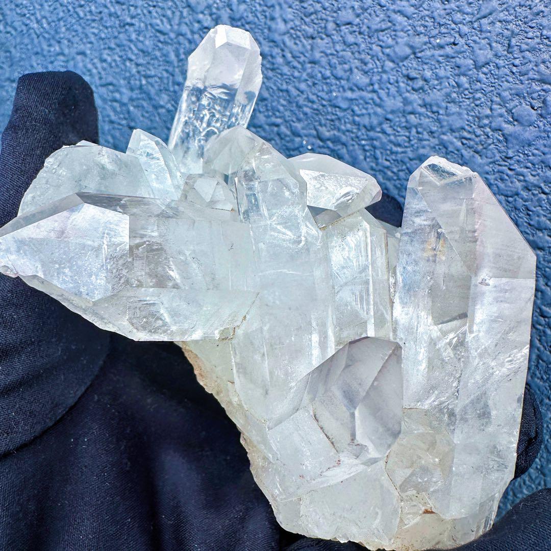 希少高透明度❗️キラキラ☆マニカラン産ヒマラヤ水晶クラスター超強いパワーA1411
