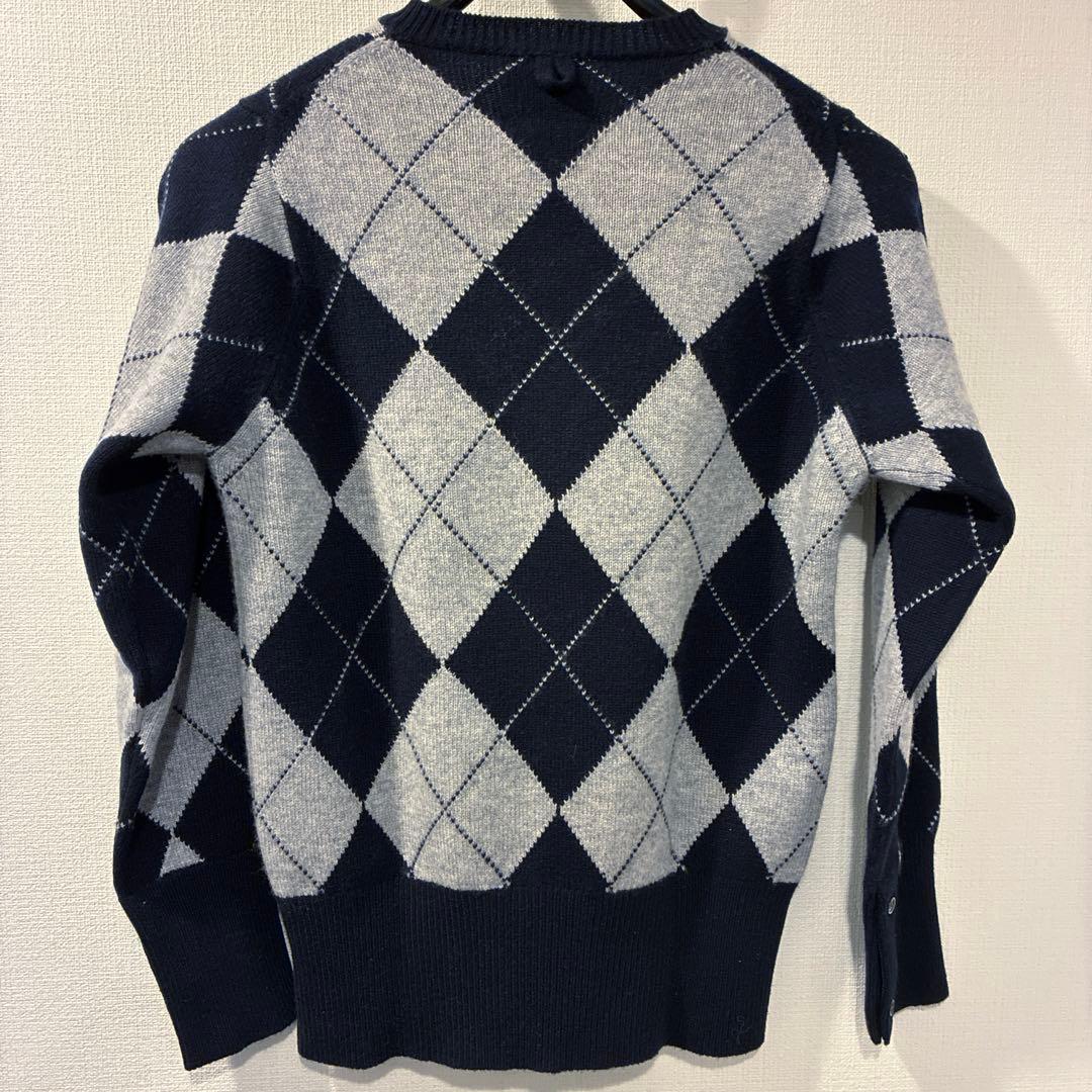 BLACK FLEECE （Thom Browne）カシミア100%アーガイル