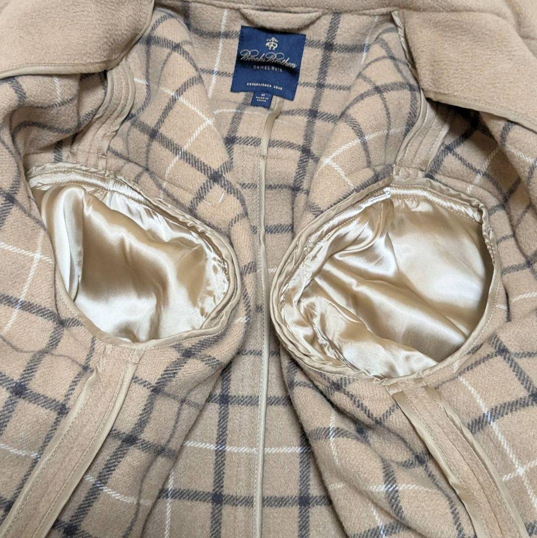 ✨キャメル100％✨ ブルックスブラザーズ 2WAY ダッフルコート M