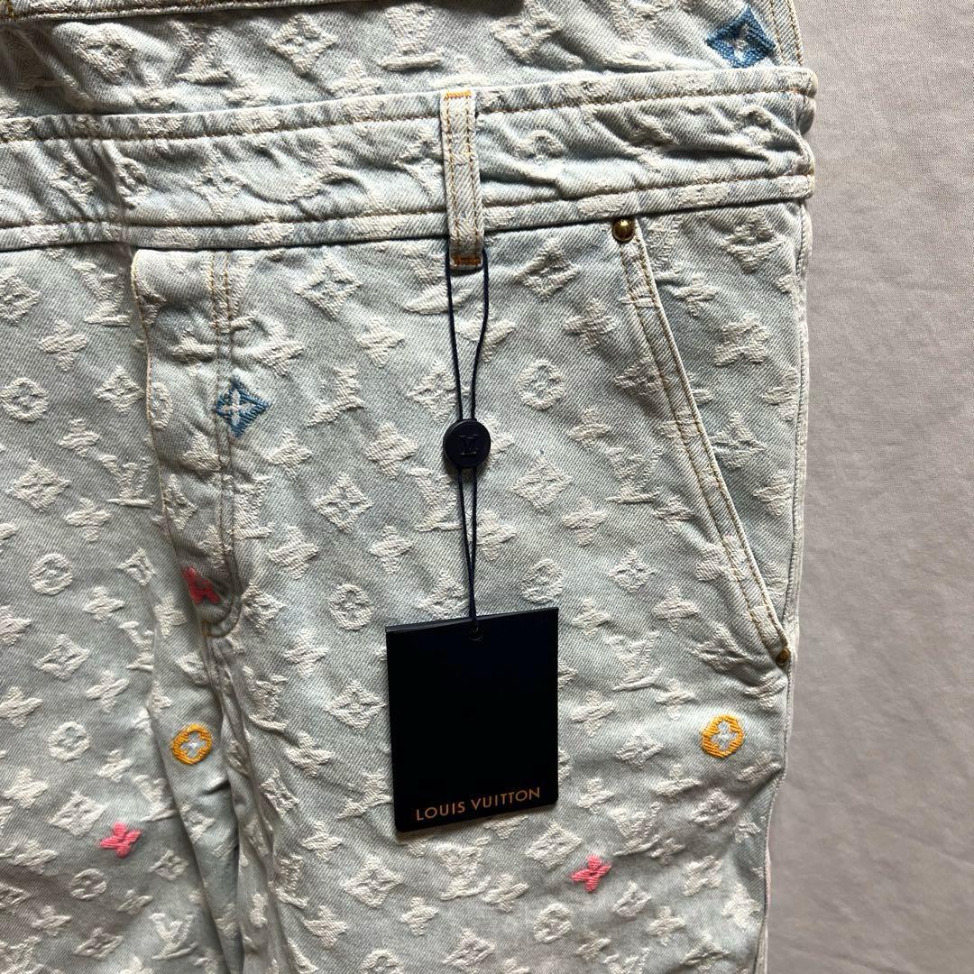 LOUIS VUITTON モノグラム　デニムオーバーオール　タイラー