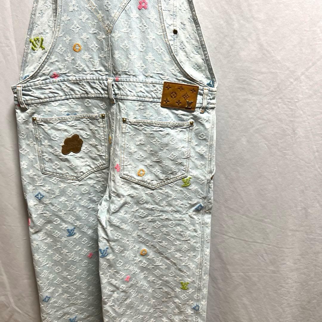 LOUIS VUITTON モノグラム　デニムオーバーオール　タイラー