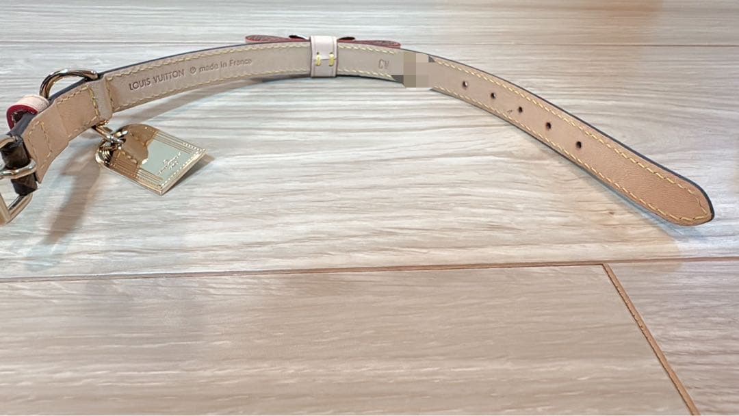 ルイヴィトン　リボン首輪