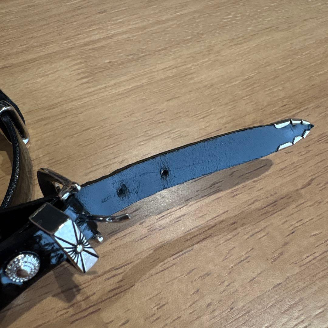 TOGA PULLA ダブルレザーバックルベルト