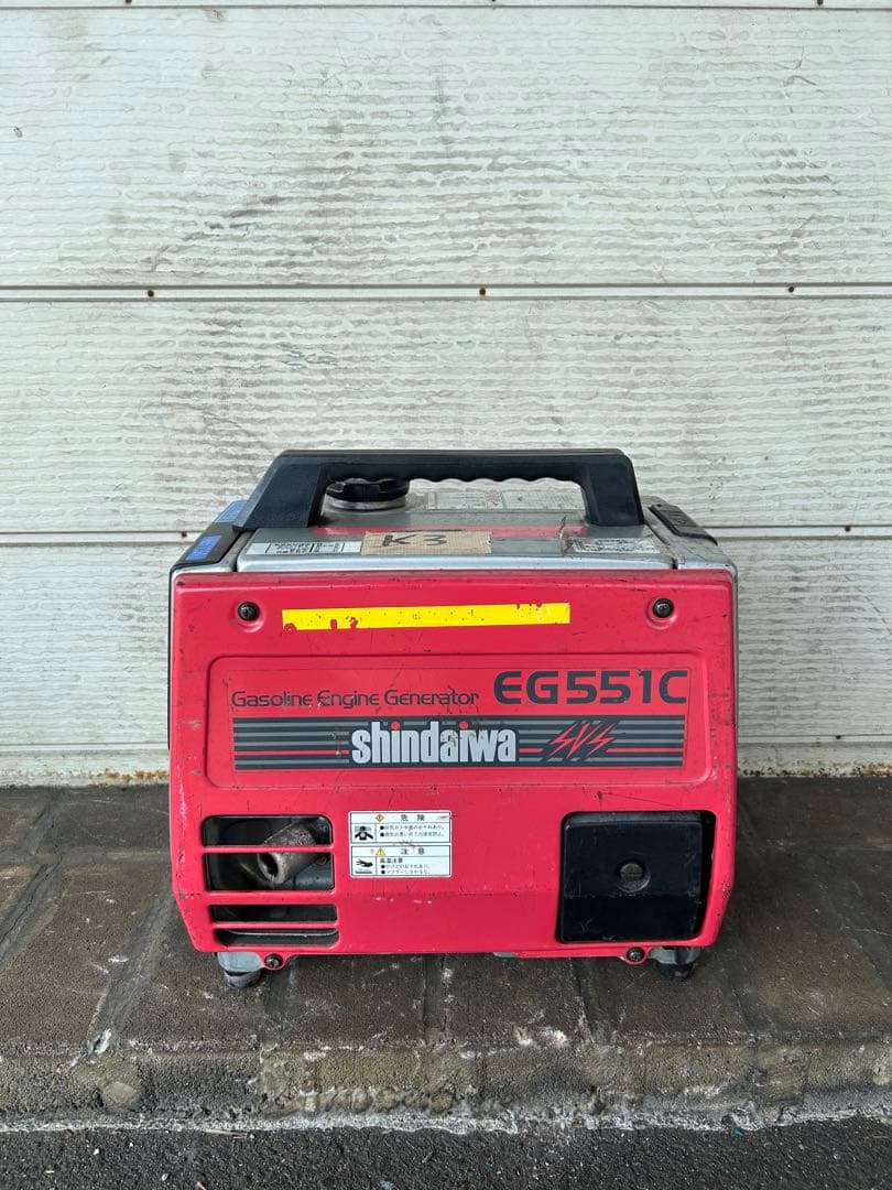 K3★Shindaiwa★ ガソリン発電機 EG551C