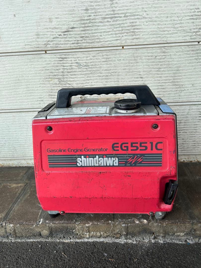 K3★Shindaiwa★ ガソリン発電機 EG551C