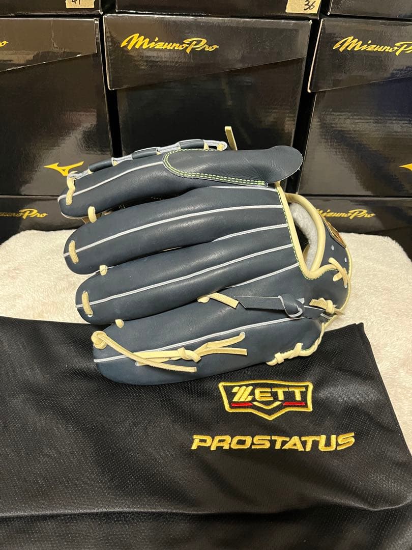 ゼット　ZETT　プロステイタス　軟式　野球　投手用　オーダー　グローブ