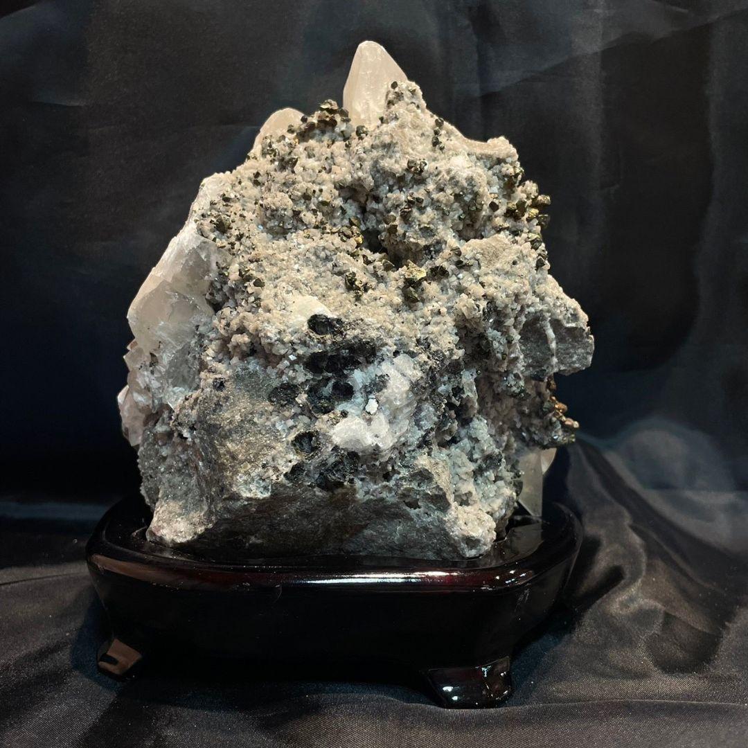 チャルコパイライト　カルサイト