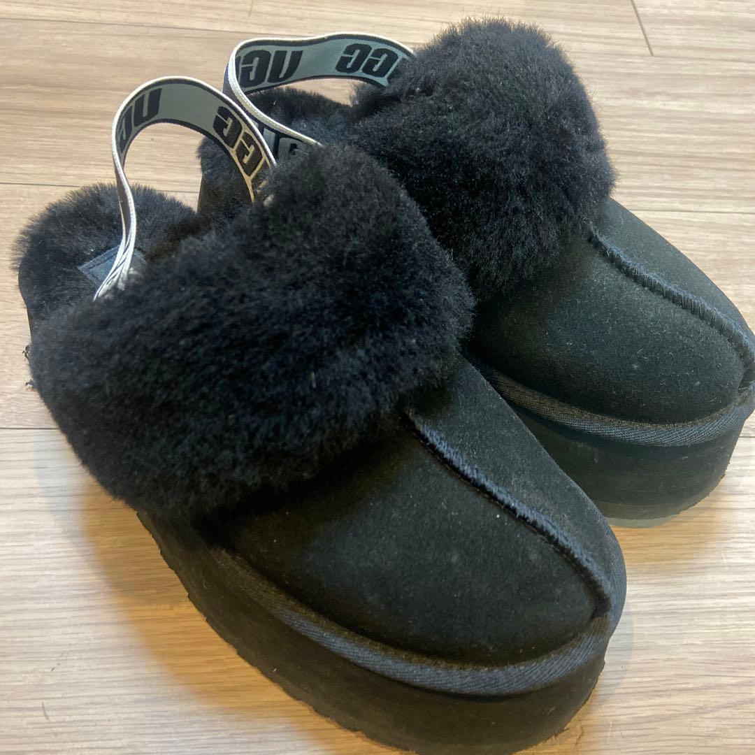靴 ugg funkette black