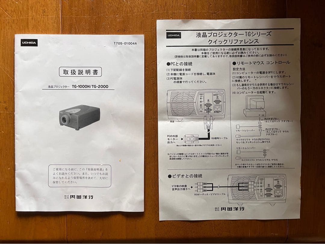 UCHIDA 液晶プロジェクター TG-1000