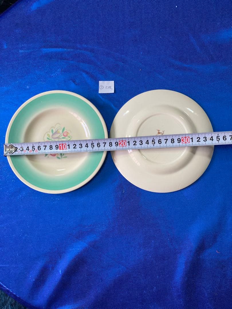 Susie Cooper スージークーパー　ドレスデンスプレイ　プレート　2枚