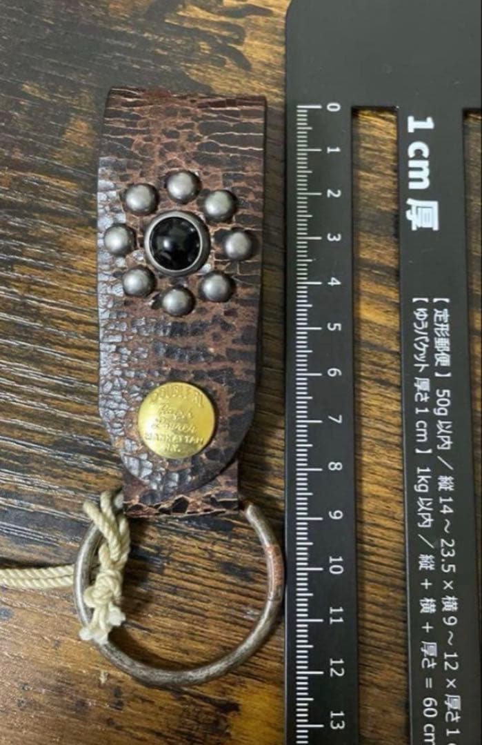 ★RRL★新品未使用★スタッズキーホルダーリング★廃盤★ラルフrrl 生産中止