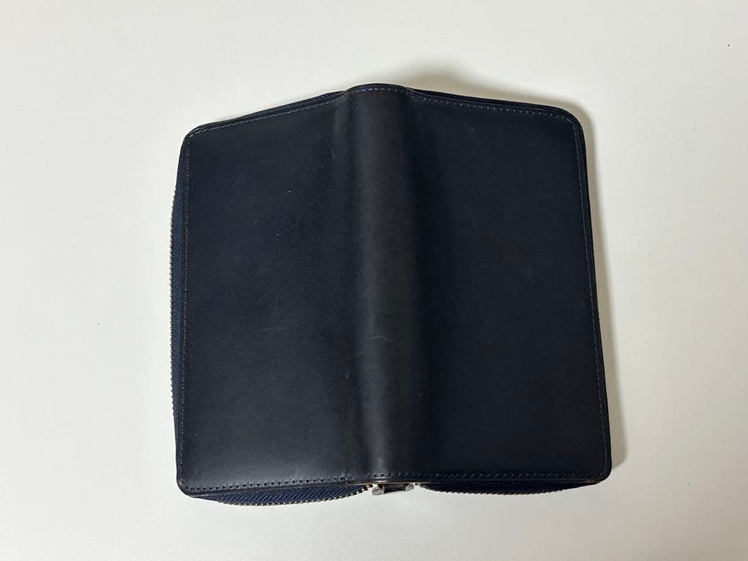 ガンゾ　シンブライドル　ファスナー付き4本差しペンケース