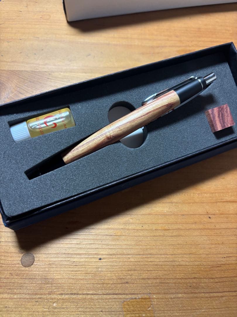 野原工芸！チューリップウッドシャーペン