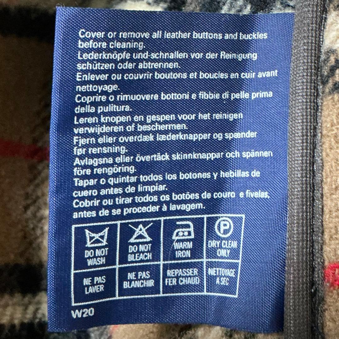 【美品】BURBERRY バーバリー　ダッフルコート　ユニセックス　ブラウン