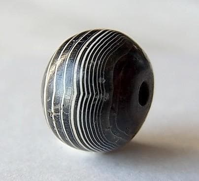 ★A3101★古代石 (163) 縞瑪瑙　スレマニ バンデッド アゲート