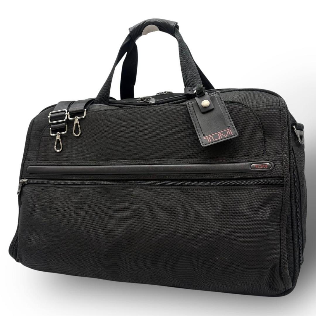 TUMI ガーメントバッグ ビジネスバッグ 2way 拡張　ナイロン　ブラック