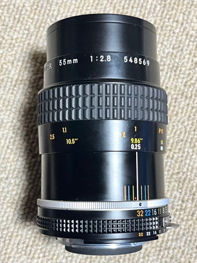 ニコン MF Nikon Ai-S Micro-NIKKOR 55mm f2.8