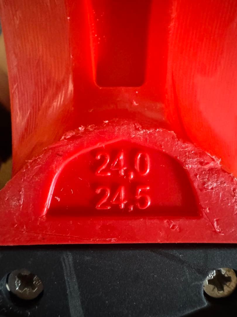 atomicスキー用ブーツ 24.5cm レッド