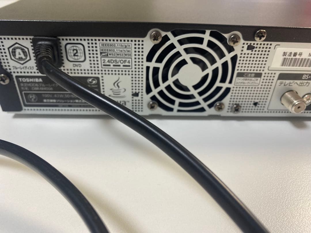 TOSHIBA DBR-M4008 ブルーレイレコーダー 4TB　2019年製