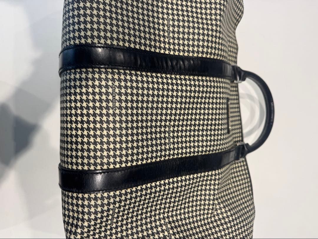 Ralph Lauren ボストンバッグ ハウンドトゥース　ラルフローレン　中古