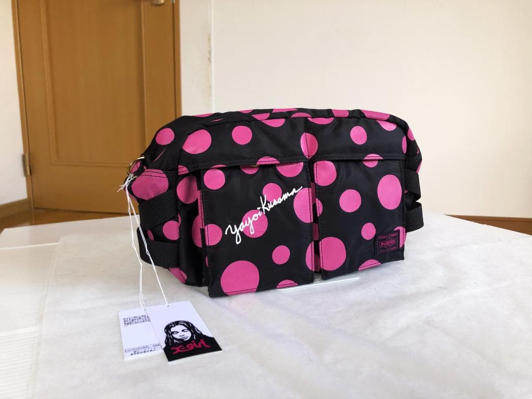 美品　ポーター　草間彌生　ウエスト　ポーチ　ボディー　バッグ　タンカー　旅行