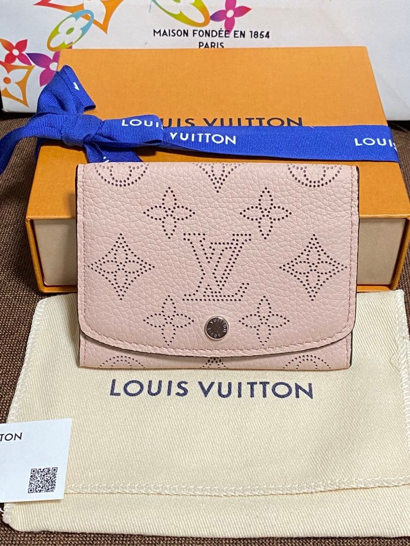 ルイヴィトン 名刺入れ カードケース　　マヒナ　ピンク