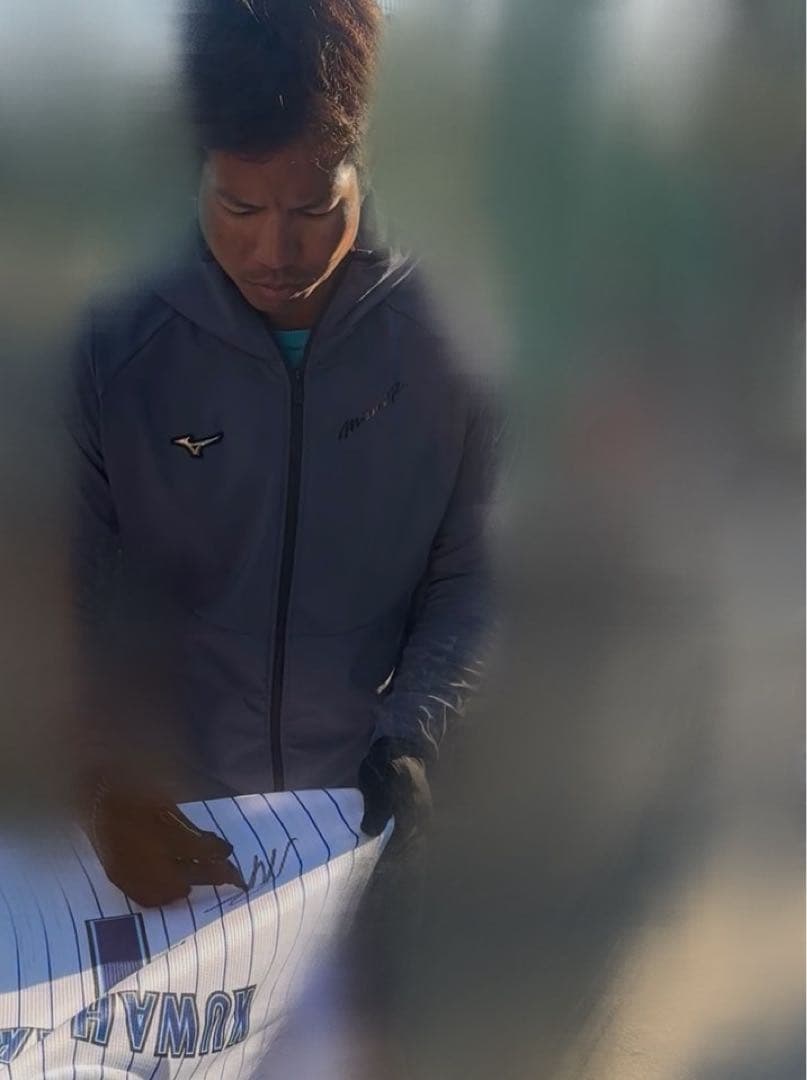 埼玉西武ライオンズ 桑原将志 直筆サイン ユニフォーム 横浜DeNAベイスターズ