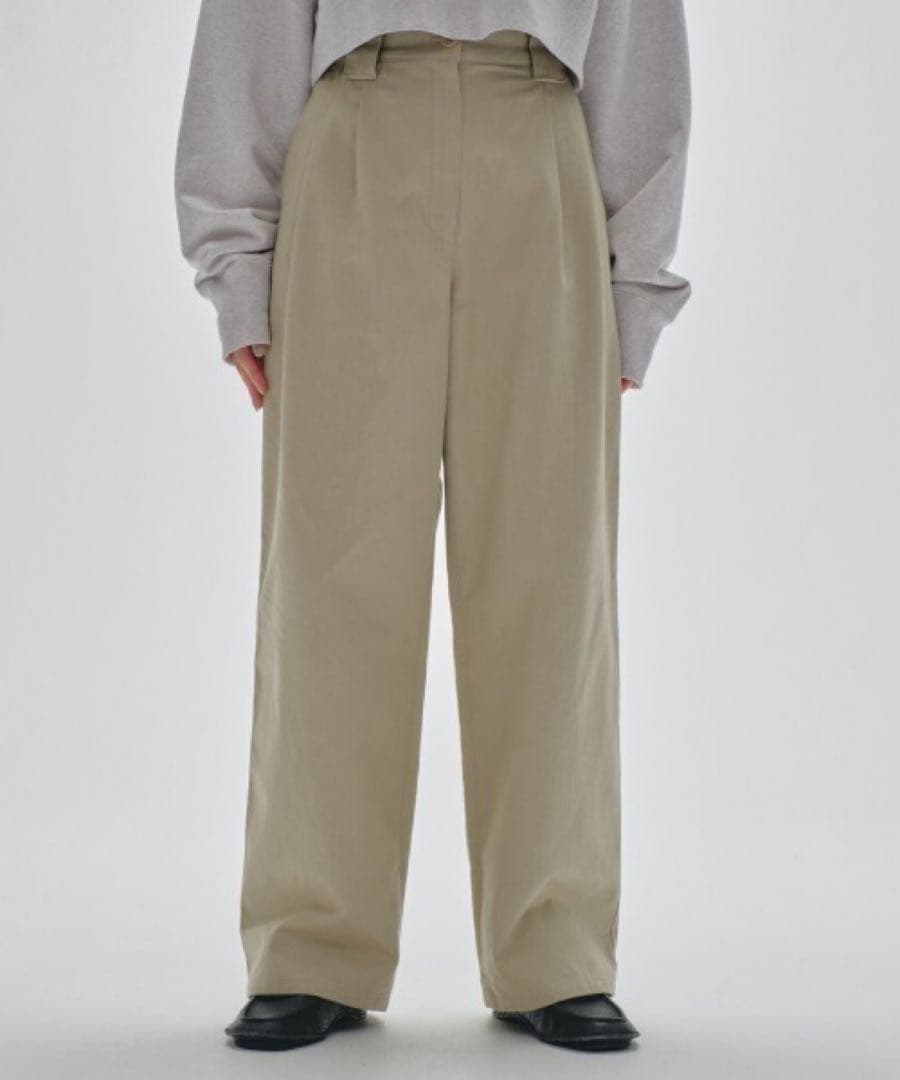 moon. 様　todayful ダブルタックチノパンツ