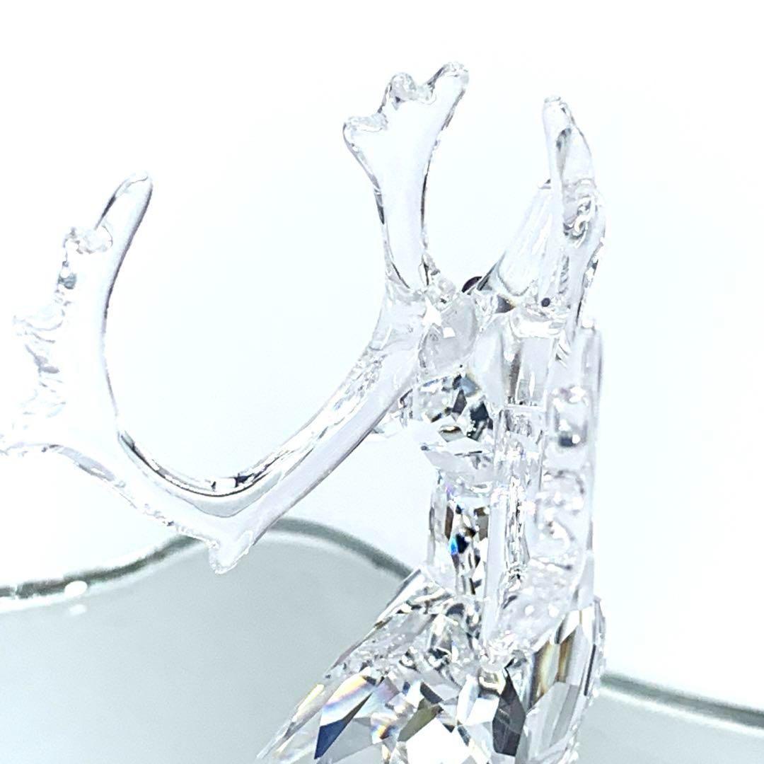 SWAROVSKI スワロフスキー トナカイ クリスタル 台座付き クリスマス