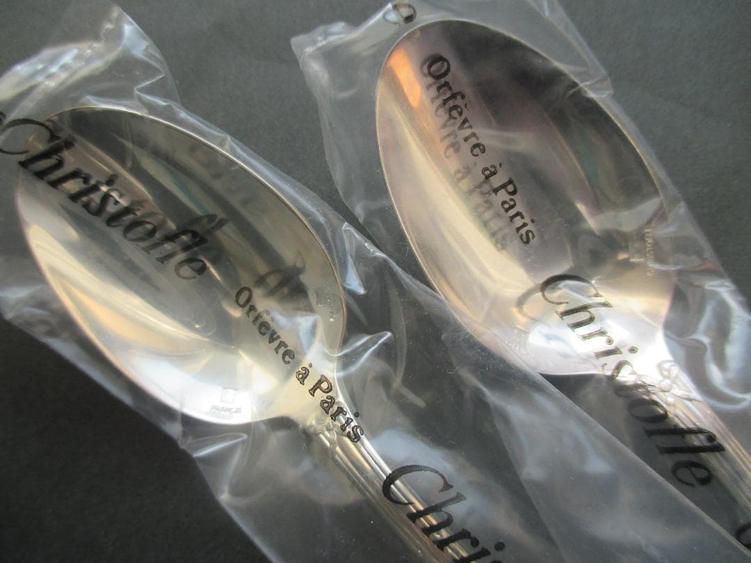 プルページ☆級銀器クリストフルシルバー銀P　カトラリー6本　リュバン