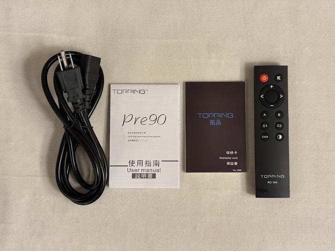 Topping pre90 プリアンプ ブラック