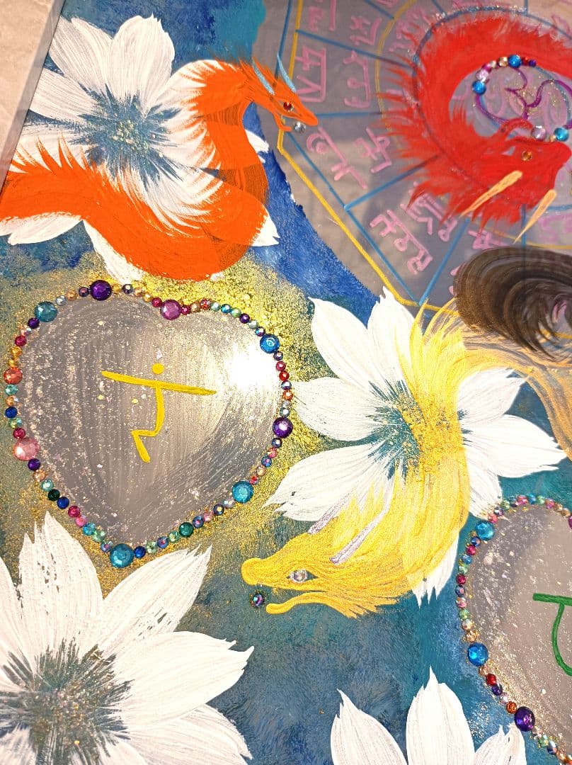 やっちゃん　❀ダブル八角フトマニ図flower❀チャクラ❀