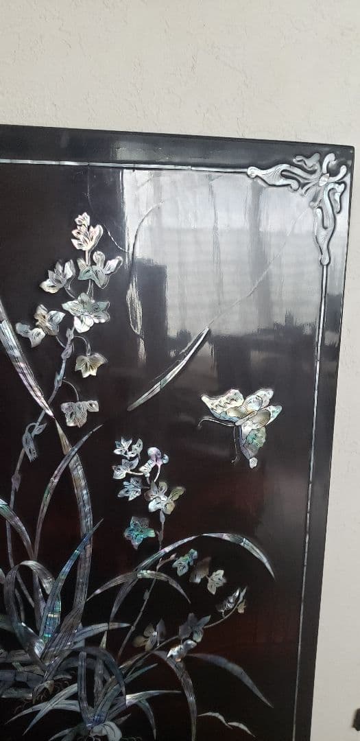 【希少】螺鈿細工　壁掛け　オブジェ