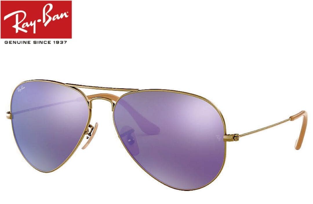 レイバン Ray-Ban RB3025 167/4K 58mm ライラックミラー