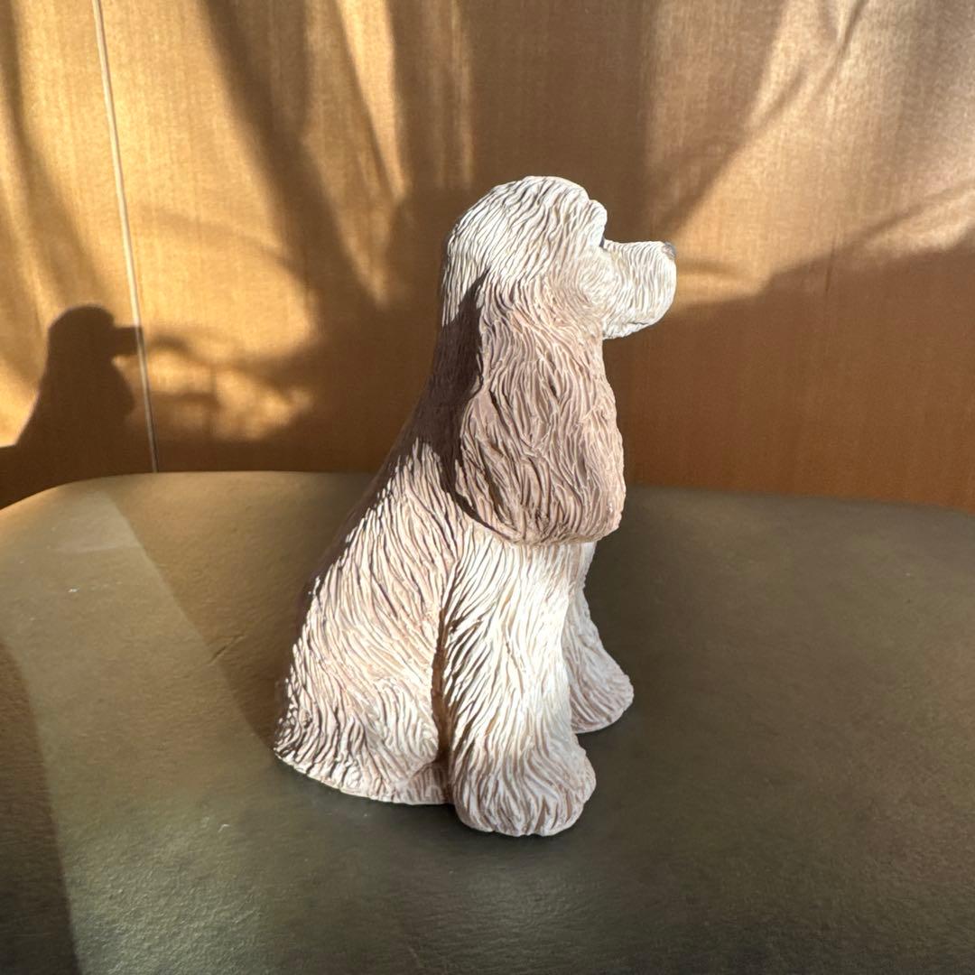 コッカースパニエル 置物　バフ　サンディキャスト