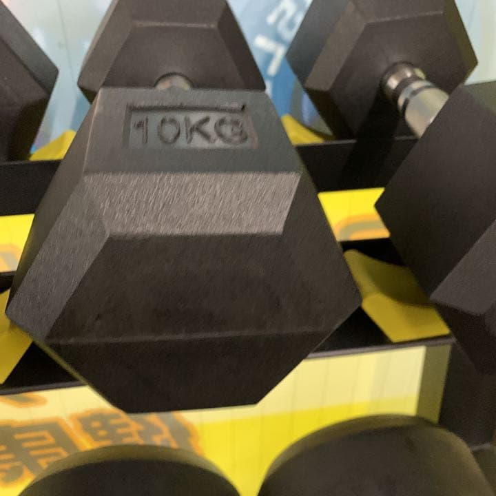 ヘックス  ラバーダンベル　55kg2個