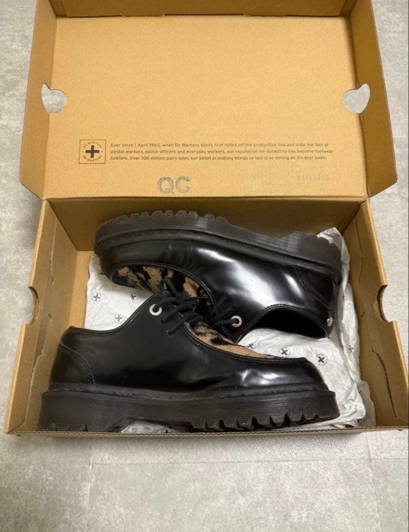 Dr.Martens ZEFFIR ブラック アニマル柄25.5-26