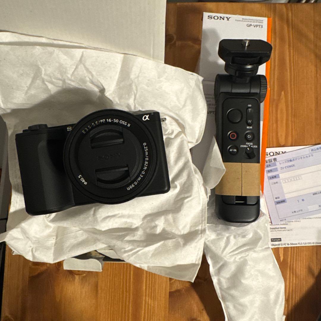 【新品未使用】ソニーVLOGCAM ZV-E10M2K レンズキット ブラック