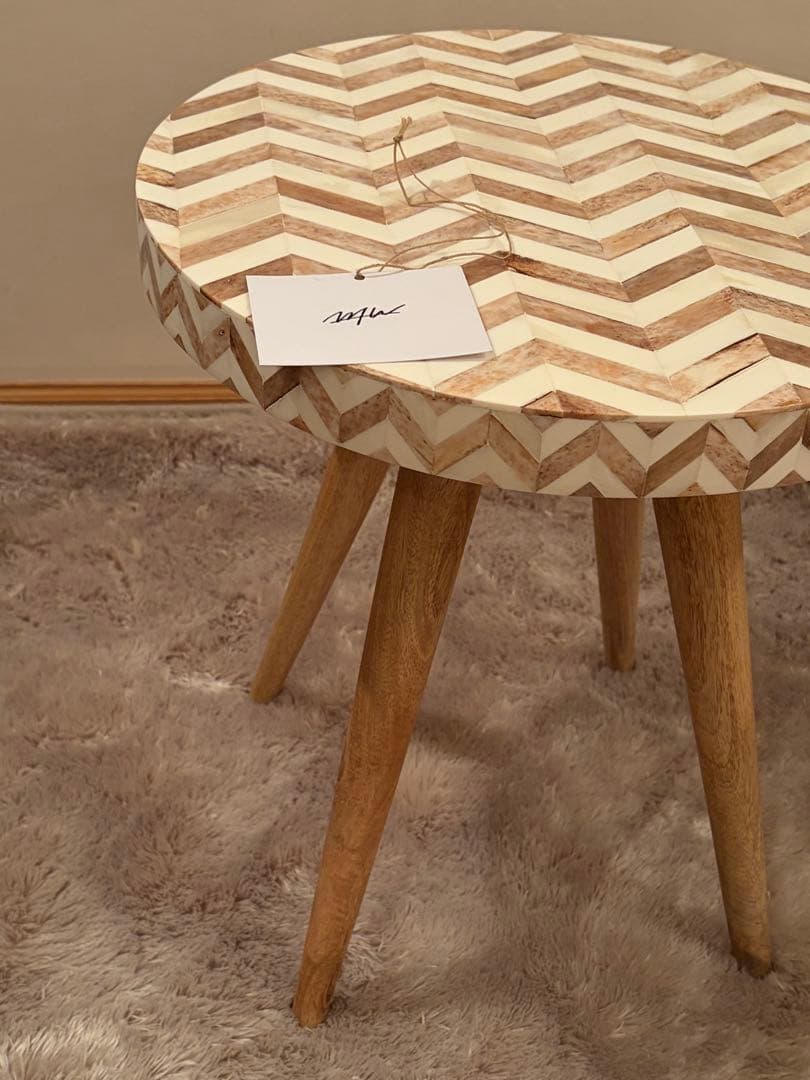 【WTW】ダブルティー ヘリンボーン サイドテーブル サイドスタンド