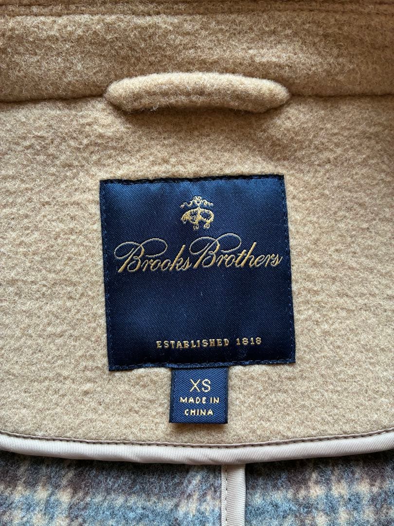 【美品】ブルックスブラザーズ ダッフルコート ベージュ サイズＸＳ