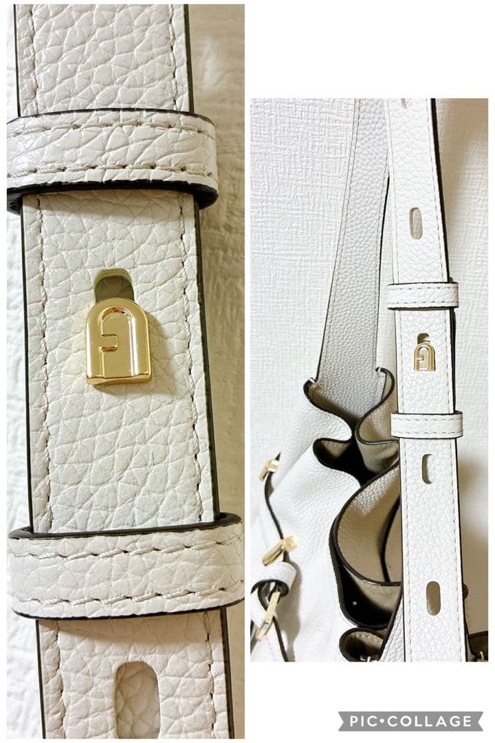 未使用級✨フルラ　アウラ　ショルダーバッグ　ワンショルダー　現行　レザー