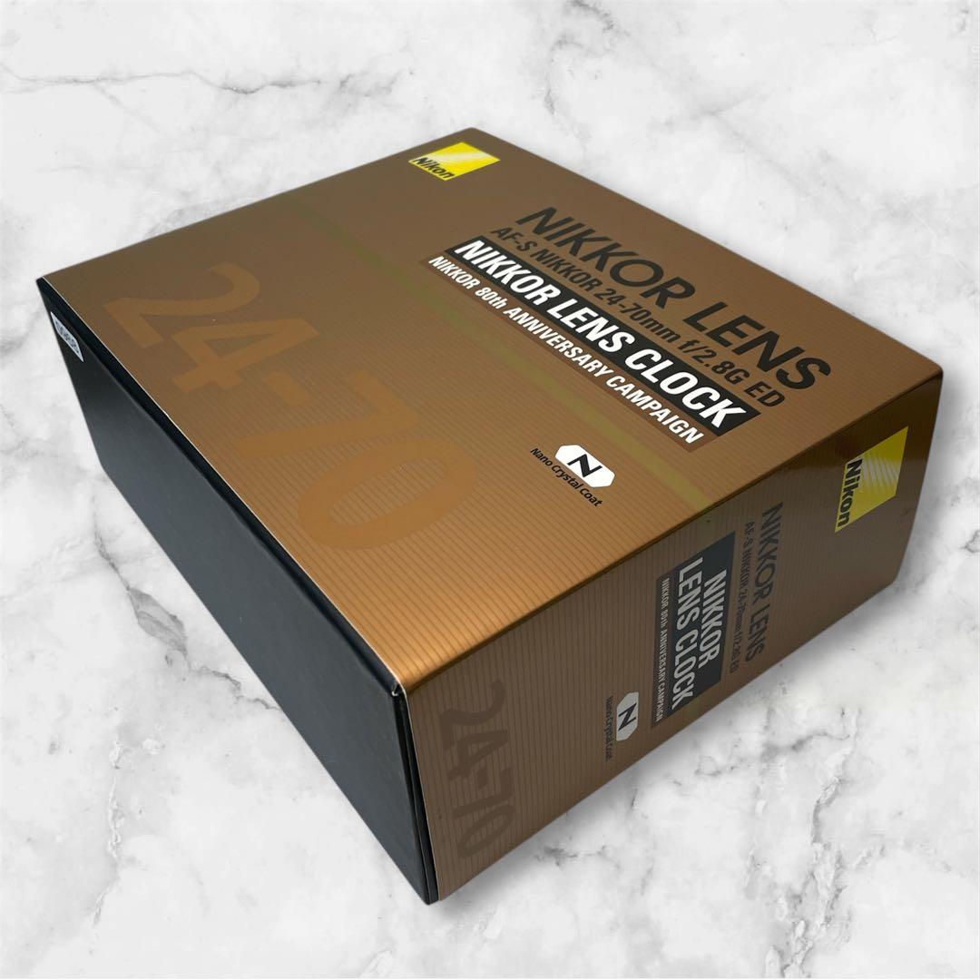 Nikonレンズクロック レンズ型時計 ニコン80周年記念キャンペーン　AF-S