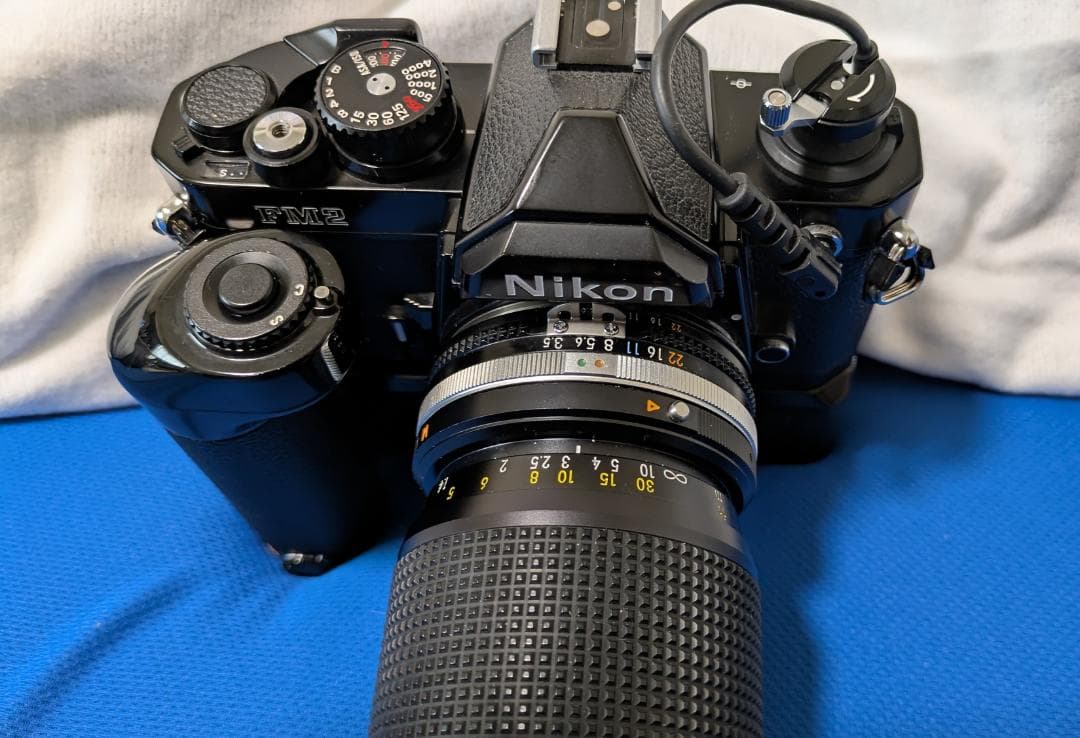 美品 Nikon FM2 黒色 確認済 35-105mm+MD-12+MF-12