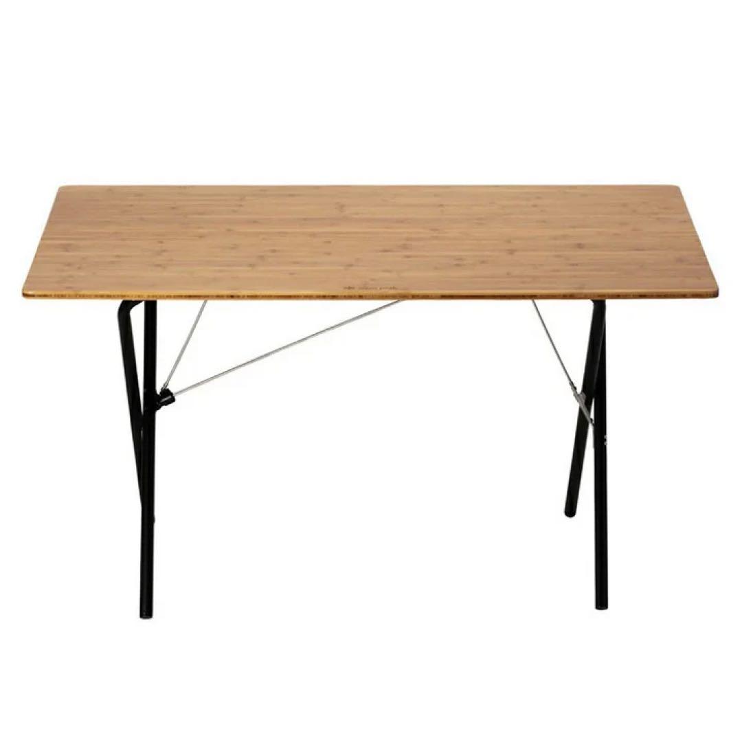 スノーピーク 雪峰祭限定　ワンアクションテーブルロング竹 ブラック