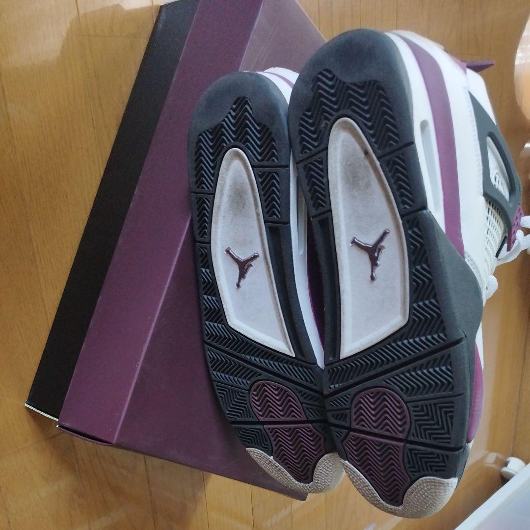 Air Jordan 4 PARIS ホワイト/バーガンディ パリサンジェルマン