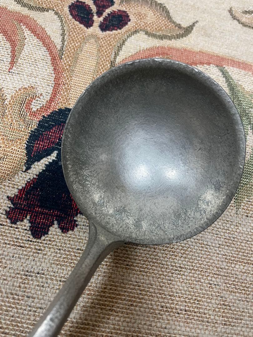 レトロ　セット　ノルウェー製　ピュータースプーン　テーブルスプーン　サラダトング