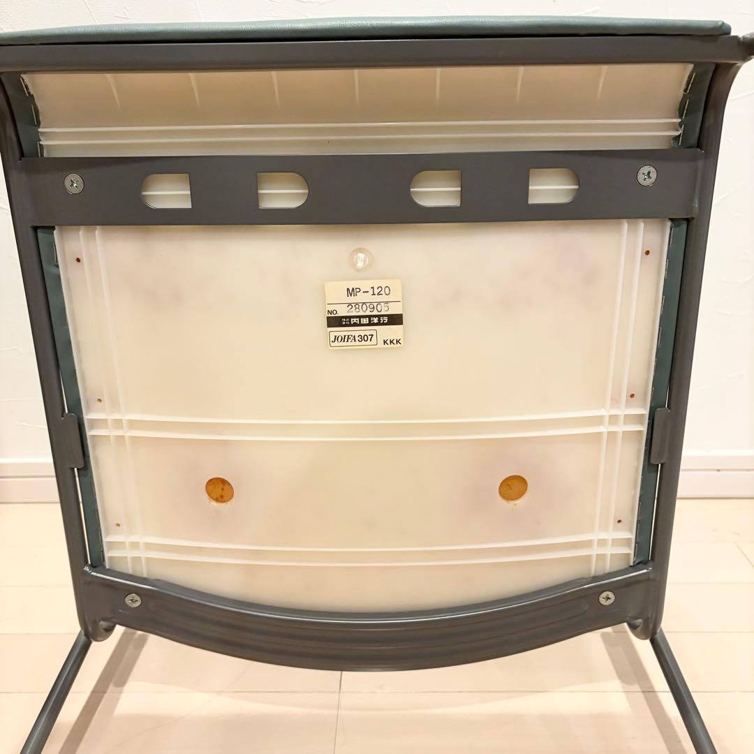 美品✨重ねて収納☆会議用スタッキングチェア3脚　内田洋行　MP-120