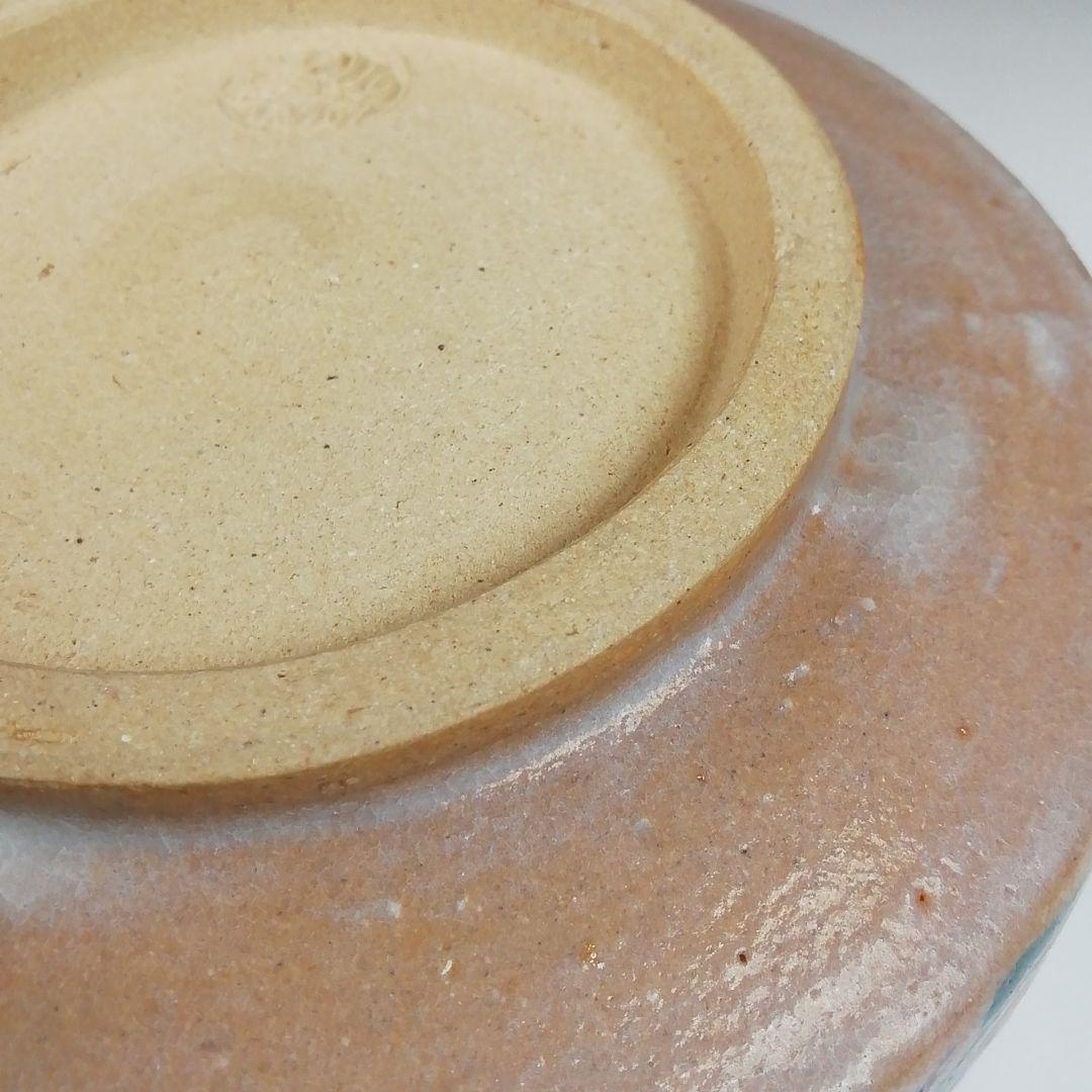 Ｓ８３１　茶碗　『色繪　月波図』『粟生屋　六世　中村東洸造』　共箱　茶道具